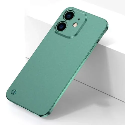 Estuche para Teléfono para iPhone 11 sin Marco Esmerilado Galvánico (Verde)