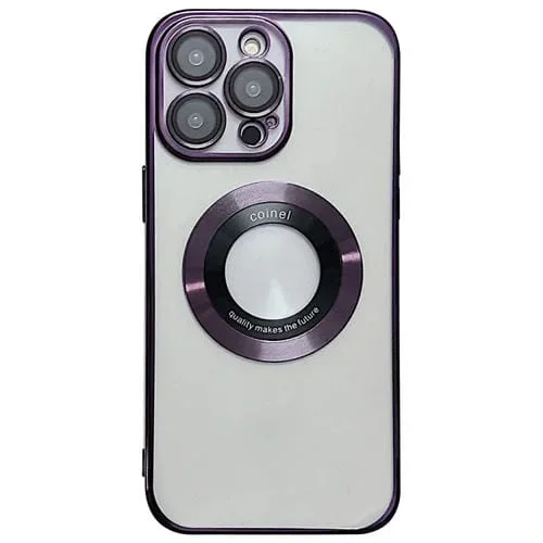 Estuche para Teléfono TPU iPhone 15 Pro con Galvanoplastia Magsafe (Púrpura)