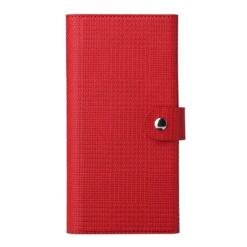 Estuche para Teléfono Vili Gha Series iPhone 12/12 Pro con Tapa Horizontal Magsafe Rfid Cuero (Rojo)