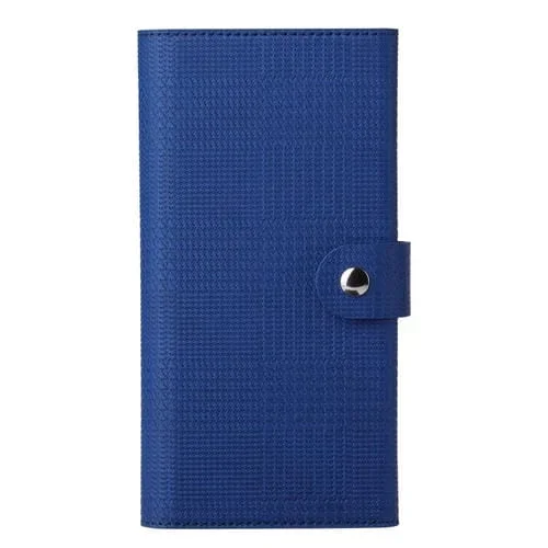 Estuche para Teléfono Vili Gha Series iPhone 15 Plus con Tapa Horizontal Atracción Cuero Magsafe Rfid a Prueba de Golpes (Azul)
