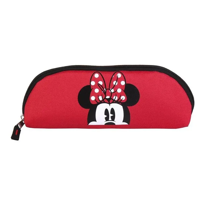Estuche portatodo escolar cara minnie mouse 22 cm