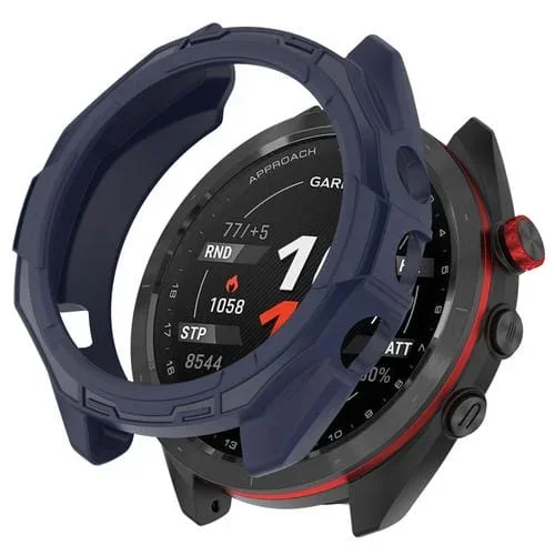 Estuche Protector Armor Hollow para Garmin Approach S70 42Mm (Azul Medianoche)