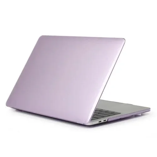 Estuche Protector para Computadora Portátil Crystal Style PC MacBook Pro 13.3 A1989 (2018) / A2159 / A2251 / A2289 / A2338 (Morado)