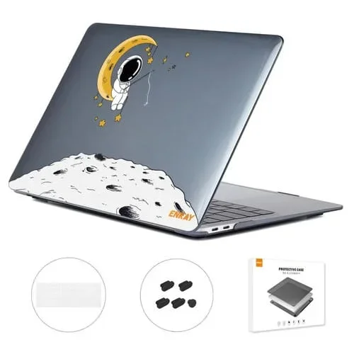 Estuche protector para MacBook Pro 13.3 Enkay Hat-Prince 3 en 1 Spaceman Pattern con Película teclado TPU y tapones antipolvo (EE.UU)