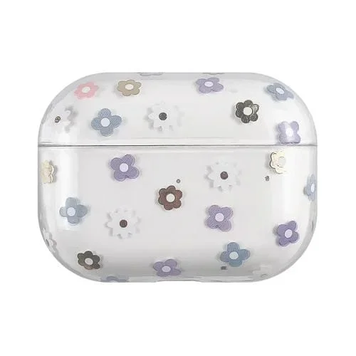 Estuche Protector Rígido para Airpods Pro 2 Patrón Frutas Bronceado (Flores De Colores)