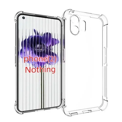 Estuche TPU For Nothing Phone 2 Engrosamiento Antideslizante Prueba de Golpes (Transparente)