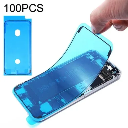 Etiquetas Adhesivas Impermeables Bisel Marco LCD Apple iPhone 8 (100 Piezas)