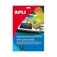 Etiquetas Apli Glossy Inkjet 199,6 x 289,1 mm. (10 hojas)