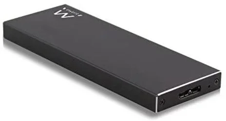 Ewent EW7023 caja para disco duro externo Caja externa para unidad de estado sólido (SSD) Negro M.2