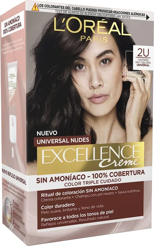 Excellence nudes tinte #2u-darkest brunette 5 u