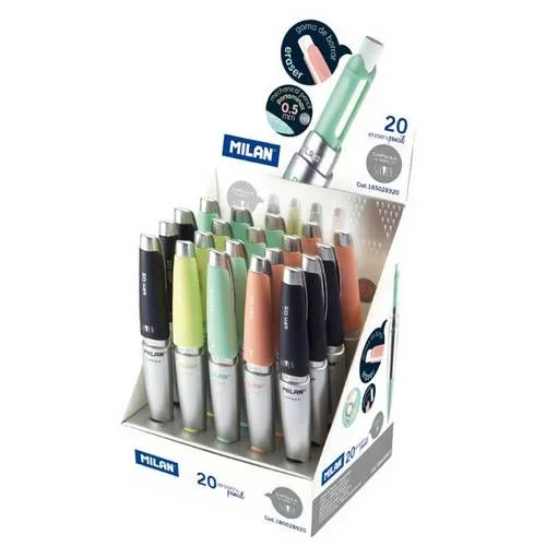 Expositor 20 portaminas capsule slim silver milan 185028920