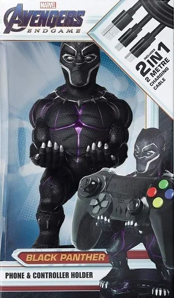 Exquisite Gaming Cable Guys Black Panther Soporte pasivo Mando de videoconsola, Teléfono móvil/smartphone Negro