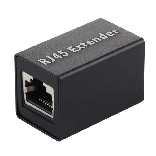 Extensor de Cabezal de Expansión de Aleación de Aluminio RJ45 (Negro)