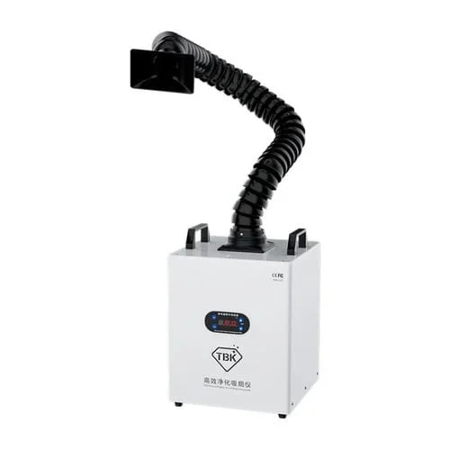 Extractor de Humo Industrial Tbk618 220V Soldadura y Láser, Aparato Móvil de Extracción de Humedad