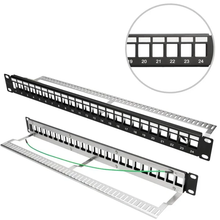 Extralink 24 port stp | patchpanel | modular, 24 puertos