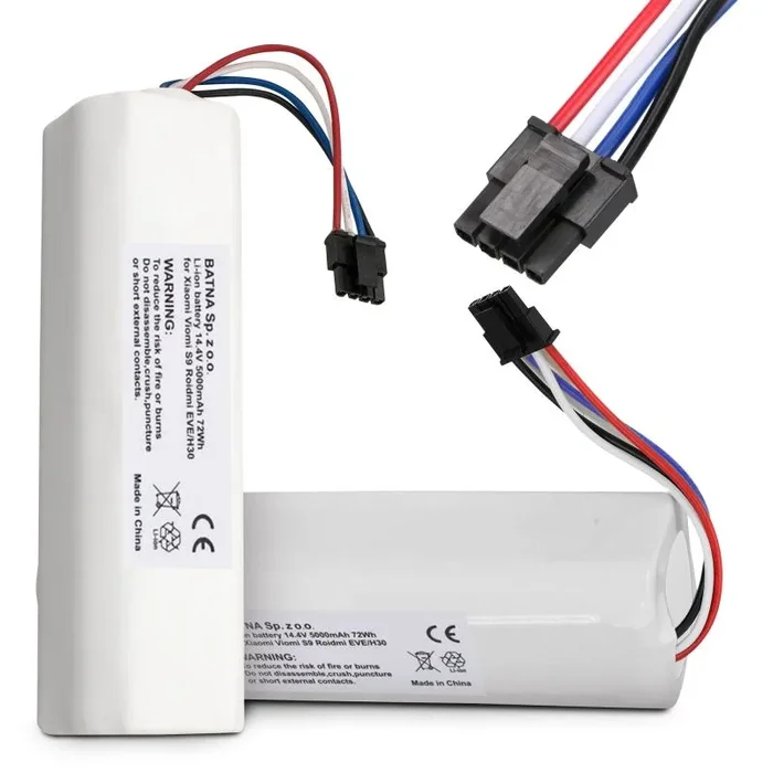 Extralink Batería de repuesto compatible con Dreame F9 – Batería de ion de litio de 14,4 V 5200 mAh para aspiradora – Potente para robot limpiador – Batería para mayor duración