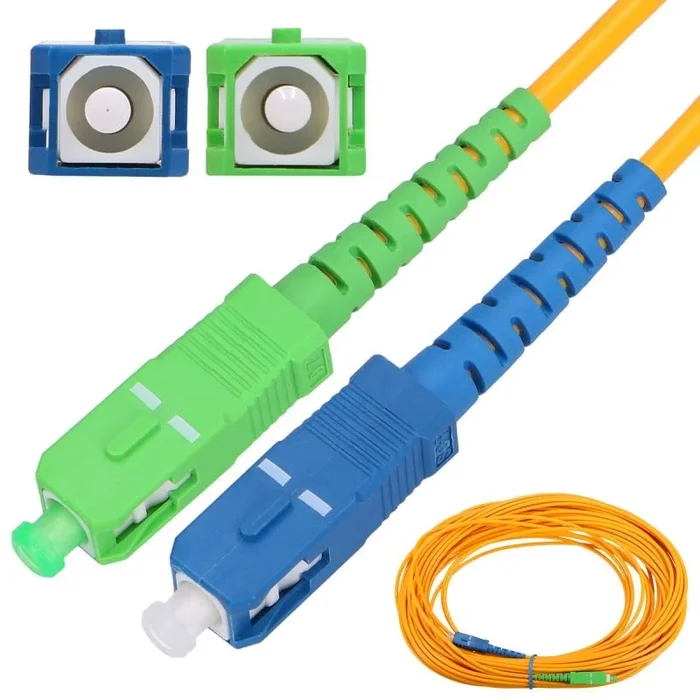 Extralink Patchcord SC/UPC-SC/APC Monomodo, Simplex, 3mm, 15m