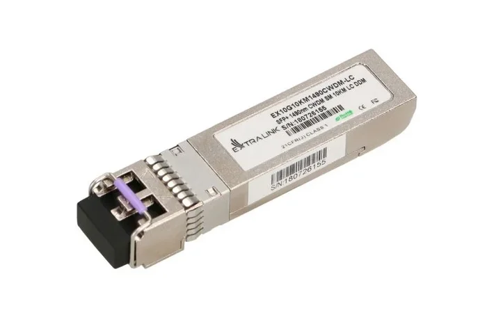 Extralink sfp+ 10g | sfp+ cwdm módulo | 10gbps, 1490nm, single mode, 10km, lc, dom