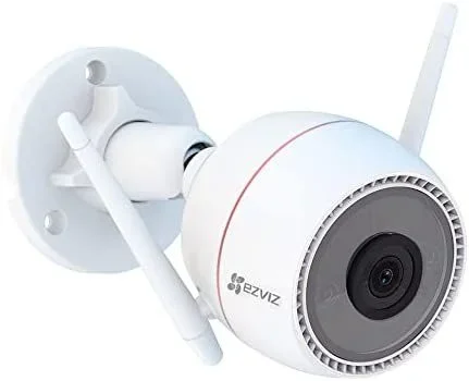 EZVIZ C3T Pro – Cámara tipo bala para exteriores, cámara de seguridad con detección de movimiento alimentada por IA con visión nocturna de 30 m, resolución de 4 MP, alerta de voz, tarjeta