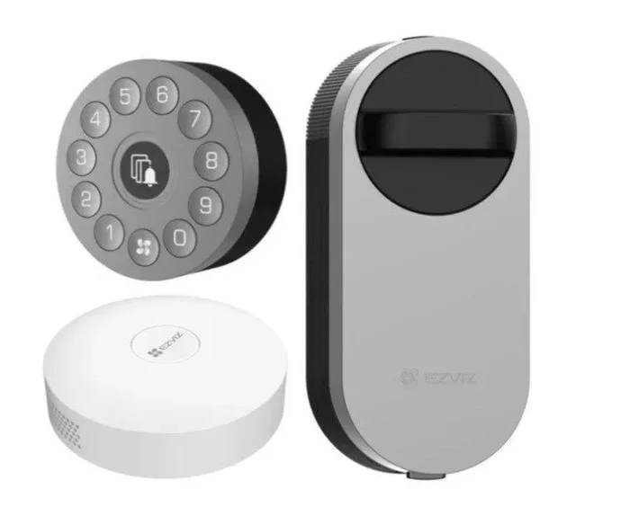 EZVIZ CS-DL01S + DL01CP + A3-BK Cerradura de puerta inteligente