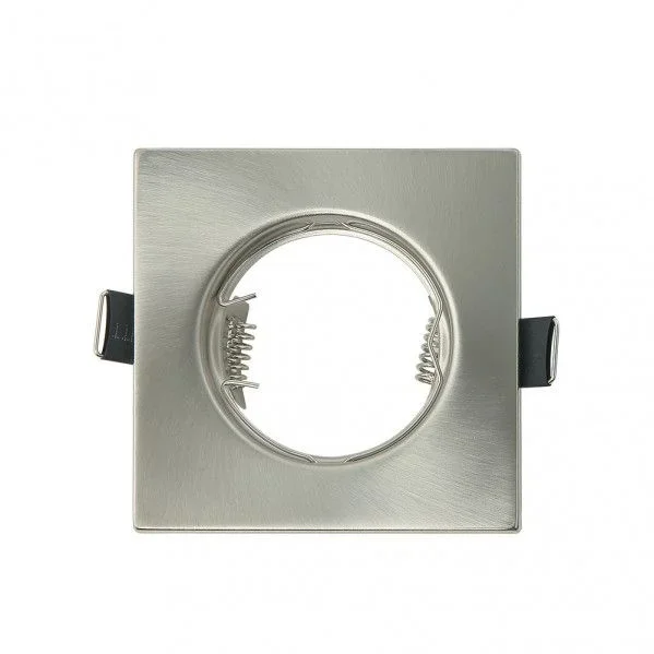 FAB 14428FC03 | Empotrable Magura 1xgu10 Cuadrado Niquel 2,5×8,2×8,2 Cm Corte 7 Portalamparas Incluido