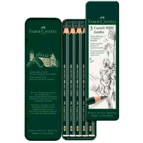 Faber-Castell 119305 lápiz de grafito HB 5 pieza(s)
