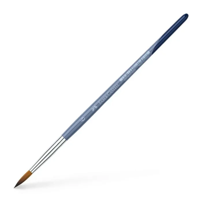 Faber-Castell 281806 Creative Studio Pincel, Redondo, tamaño 6, Color Azul