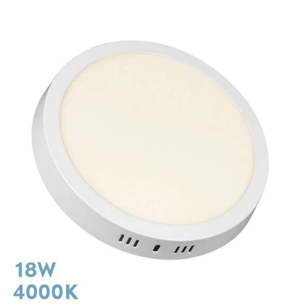 FABRILAMP Downlight LED Superficie Thulita 18w 4000k Blanco 1440lm 2,8x21x21 Cm