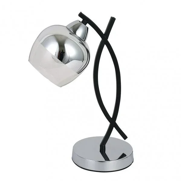 FABRILAMP Sobremesa con tulipa cristal modelo DENALI cromo