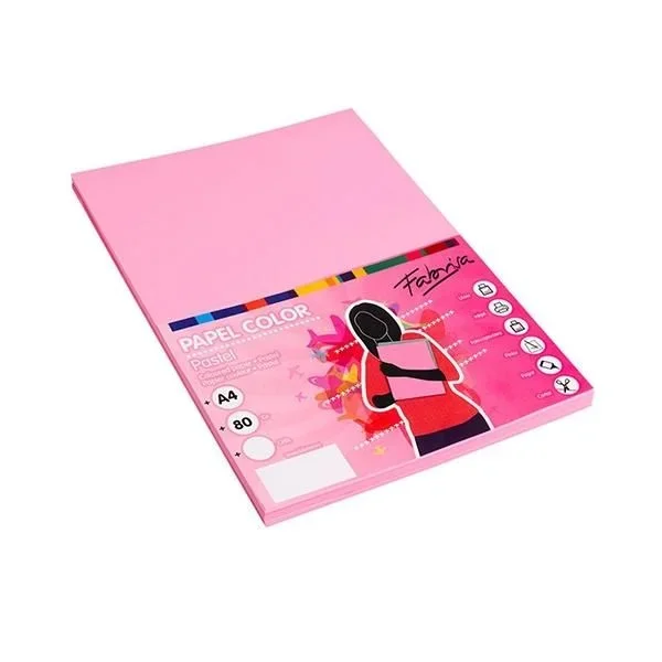 Fabrisa 748505A100 – Papel de colores, color rosa