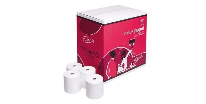 Fabrisa rollo de papel termico – libre de bpa – 57x55x12mm