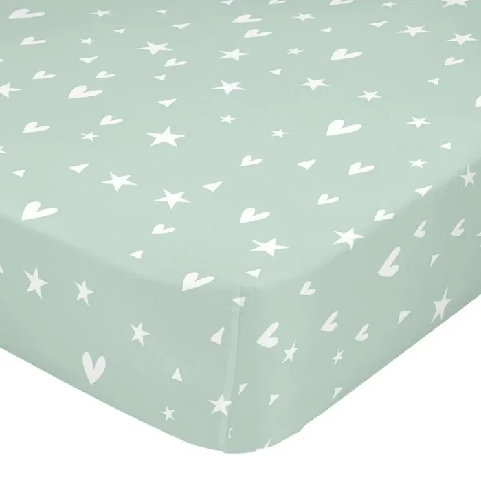 Fairy Dust Bajera Multicolor, 105x200x32 cm (Cama 105), 100% Algodón, Calidad de 150