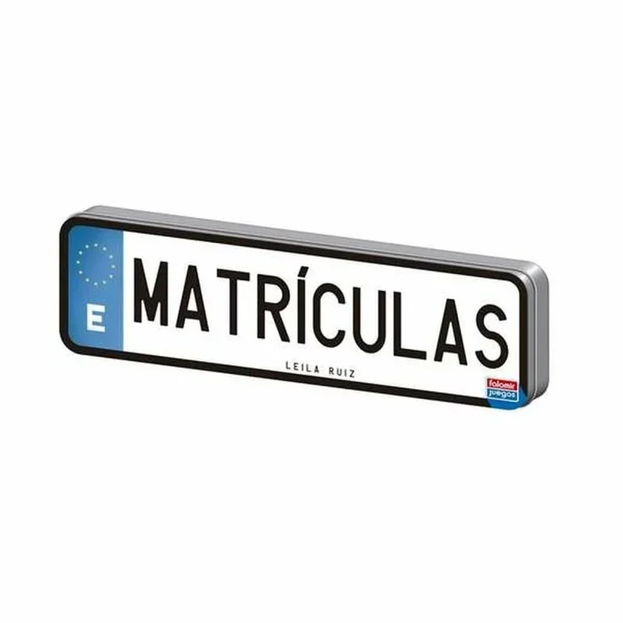 Falomir Matriculas | Juego de palablas y números | Forma Palabras y realiza operaciónes matemáticas | Juego de Agilidad Mental | De 2 a 5 Jugadores (Edad 5+)