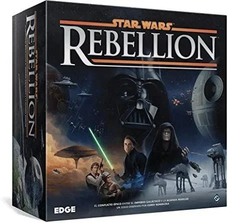 Fantasy Flight Games | Star Wars: Rebellion | Juego de Mesa Estratégico para Adultos y Jóvenes en una Galaxia Muy Lejana| A Partir de 14 Años | De 2 o 4 Jugadores | 3-4 Horas por Partida | Español