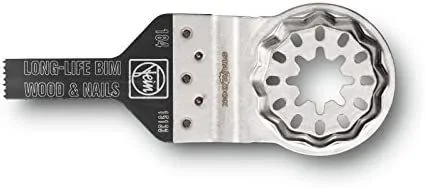 FEIN Hoja de sierra E-Cut Long Life, 1 unidad, Anchura 10 mm, Longitud 30 mm, Alojamiento Starlock, Hoja de sierra bimetálica con dentado estrecho