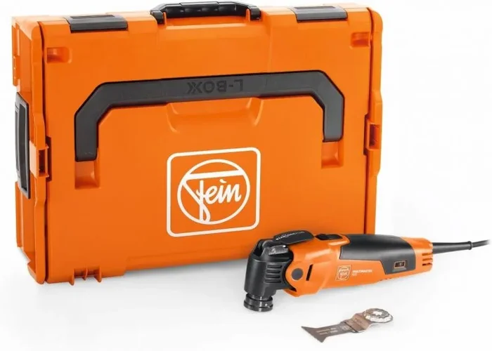 FEIN Multimaster MM 500 Plus, MultiTool con hoja de sierra bimetálica para metal y plásticos, Motor FEIN 350 W Sistema antivibración, Portaherramientas StarlockPlus, Cambio herramienta rápido QuickIN
