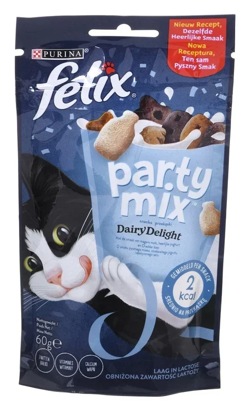 Felix party mix dairy delight – goma para gatos – 60g