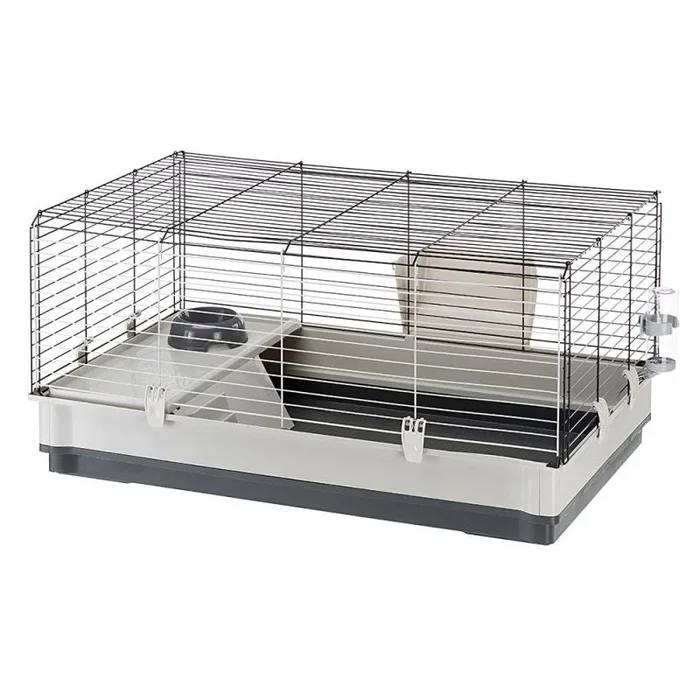 Ferplast Krolik Large Cobaya, Rabit Gris, Blanco