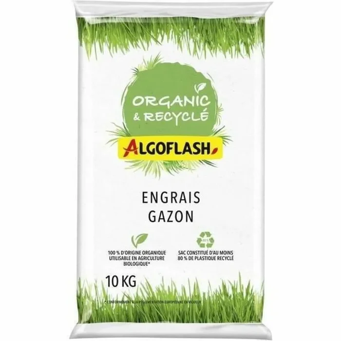 Fertilizante para plantas algoflash organic and recycled 10 kg