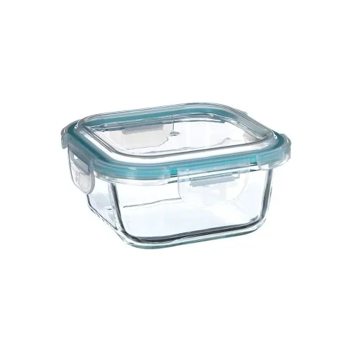 Fiambrera de cristal 530 ml 13,80 x 13,80 x 6,8 cm