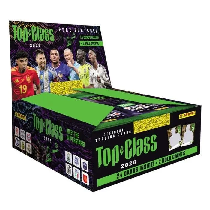 Fifa top class 2025 cartas coleccionables fat packs expositor (10)