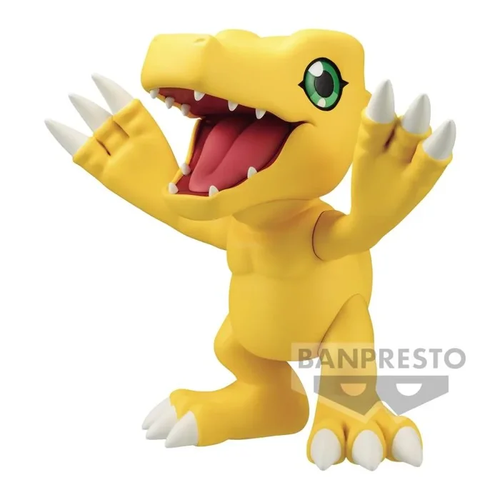 Figura banpresto digimon adventure sofvimates agumon