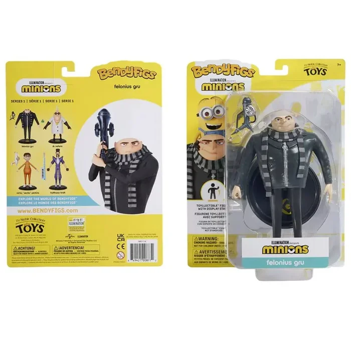 Figura bendyfig minions gru mi villano favorito gru