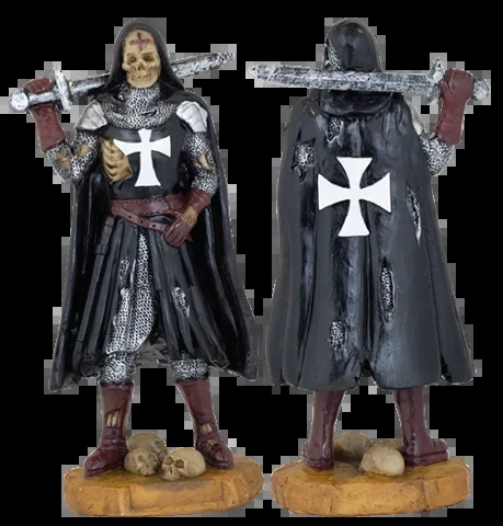 Figura Templaria Tole10 Espada. Negro 8