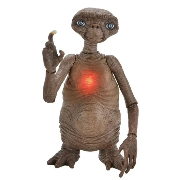 Figura Ultimate Deluxe Ultimate E.T. The Extra-Terrestrial 40th Anniversary -con luz LED en el pecho- (12 cm) E.T. the Extra-Terrestrial (1982) Neca.