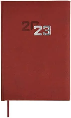 Finocam agenda anual dynamic milano y11 semana vista vertical 165x240mm 2023 burdeos