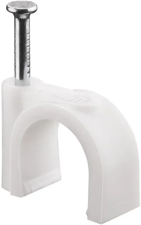 Fixpoint 17083 abrazadera para cable Blanco 100 pieza(s)