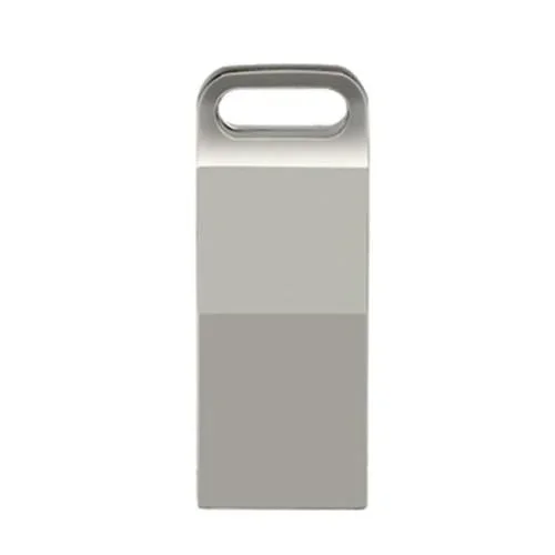 Flash USB Jhqg1 Forma de Paso Metal de Alta Velocidad Capacidad 64Gb (Gris Plateado)