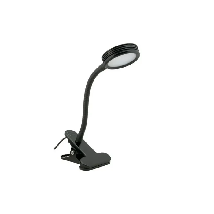Flexo/lámpara de escritorio securit pinza negro 31 x 7,5 x 11 cm