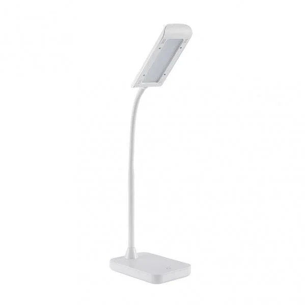 Flexo oliver 5w 6000k blanco 375lm 43x10x25 cm regulable 3 intensidades, flexible, orientable y tactil
